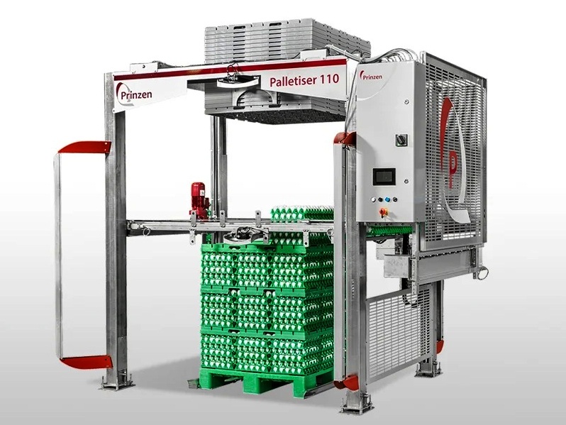 Palletiser 110: компактный автоматический паллетайзер для яиц